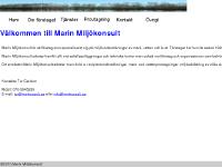 Marin Miljökonsult Marin Miljökonsult