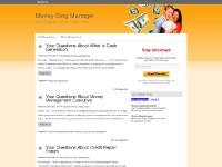 Money Blog Manager | Money Management, Creation and Debt Control Money Blog Manager | Money Management, Creation and Debt Control