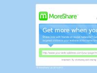 MoreShare - Free Social Advertising