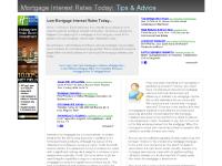 Low Mortgage Interest Rates Today