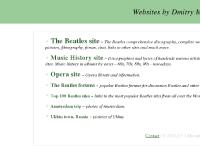 Murashev.com: opera, rock music, the Beatles