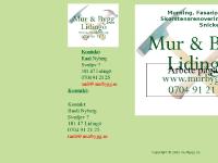 murbygg.se murare, liding