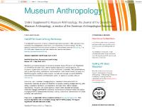 Museum Anthropology Museum Anthropology