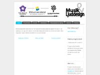 musikochljuddesign.se Programmet, Kurser, Tider & datum