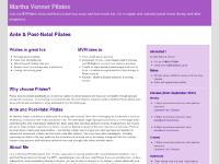 Martha Venner Pilates - Pre & Post-Natal Pilates Martha Venner Pilates - Pre & Post-Natal Pilates