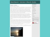 About Mwandi - Volunteer in Mwandi, Zambia About Mwandi - Volunteer in Mwandi, Zambia
