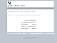 MW Production - Sökmotoroptimering | Webbdesign | Fotografering | Datorer