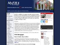 myfha.net FHA home loan, FHA purchase, bad credit mortgage