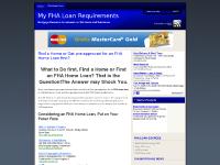 FHA Loan Requirements, FHA Loan Rates, refinance, purchase FHA Loan Requirements, FHA Loan Rates, refinance, purchase