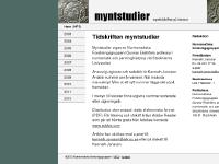 Myntstudier från Numismatiska Forskningsgruppen Myntstudier från Numismatiska Forskningsgruppen