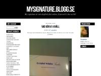 liten mysignature.blogg.se skärmbild
