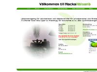NackaHalsan - startsida