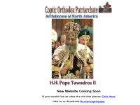 Welcome to NAcopts.org | North America Coptic Orthodox Archdiocese Welcome to NAcopts.org | North America Coptic Orthodox Archdiocese