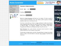 liten name-generator.co skärmbild liten name-generator.co skärmbild