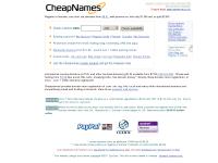 Cheapnames.com - Register your domain names cheap, quick and easy .COM .NET registration,