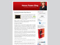 Nance Rosen Blog Nance Rosen Blog