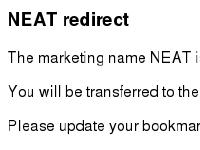 Welcome to NEAT Welcome to NEAT