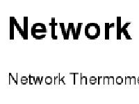 networkthermometer - Network Thermometer