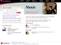 NexisÂ®:&nbsp;Sign In