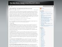The Next Bison: Social Computing and Culture | Research and teaching about social The Next Bison: Social Computing and Culture | Research and teaching about social
