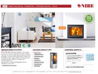 Braskaminer Kaminer Kakelugnar Skorstenar Braskassetter - Nibe Contura