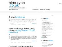 nimraynn.co.uk ← life would be pointless if it wasn't random nimraynn.co.uk ← life would be pointless if it wasn't random