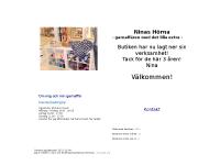 liten ninashorna.se skärmbild liten ninashorna.se skärmbild