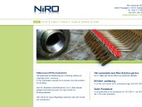 niroindustriror.com Om oss, Kvalitet, Produkter