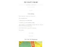 No Man’s Blog