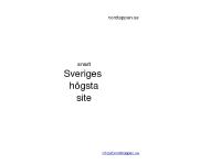 statistik för nordtoppen  statistik för nordtoppen