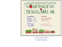 Norrängens Trädgård Norrängens Trädgård