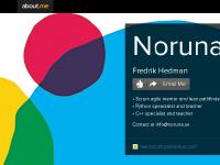Noruna AB - Fredrik Hedman | about.me