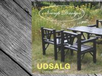 Norup Design * Håndlavede, rustikke og gammeldags havemøbler i træ designet af Lise-Lotte Norup