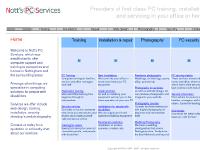 Training for carers, New Installations, Install and train, Peripheral installation  Training for carers, New Installations, Install and train, Peripheral installation