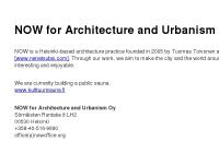 nowoffice.org Solution Finland: The Welfare Game, Zak Kyes., Deltamarin