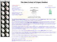 nsos.org.uk new school of organ studies, organ lesson, organ tuition