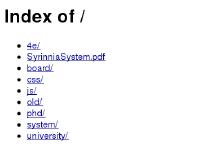  old/, phd/, system/, university/