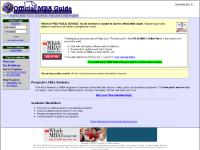 liten officialmbaguide.org skärmbild