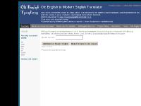 Old English Translator