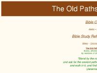 oldpaths.org Bible Classes, Adults, Children oldpaths.org Bible Classes, Adults, Children