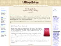 Old Recipe Books - Basic Home Cooking and Canning Recipes Old Recipe Books - Basic Home Cooking and Canning Recipes