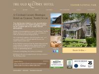 A Civilised Luxury Boutique Hotel | The Old Rectory Hotel Devon, Exmoor
