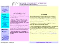 omr.co.uk project management, risk management, value management omr.co.uk project management, risk management, value management