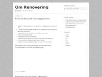 omrenovering.se Om Renovering, ← Older posts, Allmänt omrenovering.se Om Renovering, ← Older posts, Allmänt