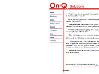 On-Q Solutions - skills and resource on tap On-Q Solutions - skills and resource on tap