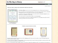 On This Day in History Personalised Scrolls & Greetings Cards for birthdays, weddings, On This Day in History Personalised Scrolls & Greetings Cards for birthdays, weddings,