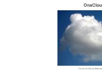 OnaCloud - wherever you fancy being!