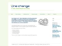One Change | IT Sales, Marketing and Consulting - Home