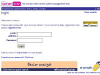 one-cv: login