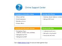 Online Support Center